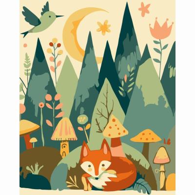 Картина за номерами Art Craft Вечірній ліс 40 х 50 см (15579-AC)