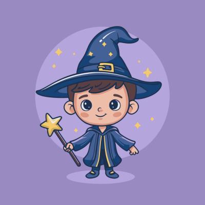 Картина за номерами Art Craft Хлопчик з магічними мріями 30 х 30 см (15652-AC)