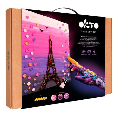 Набір для творчості OKTO 3D картина Париж (10043)