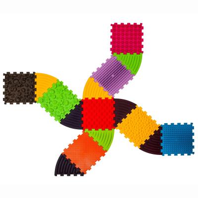 Масажний килимок Ortek Морський Пазл 8 елементів + 8 трикутників (2000000127392)