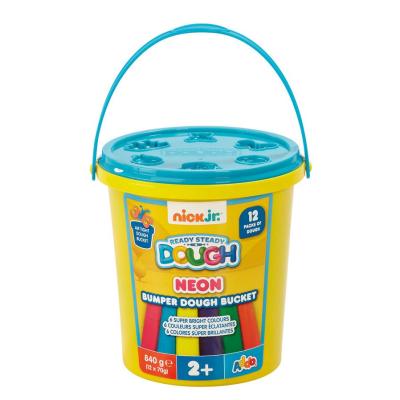 Набір пластиліну Addo Ready Steady Dough Неон 6 кольорів (318-13140-BN)