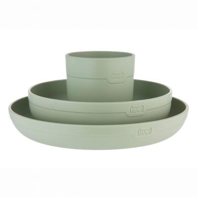 Набір посуду Lovi з кружкою Pistachio (21/533_gre)