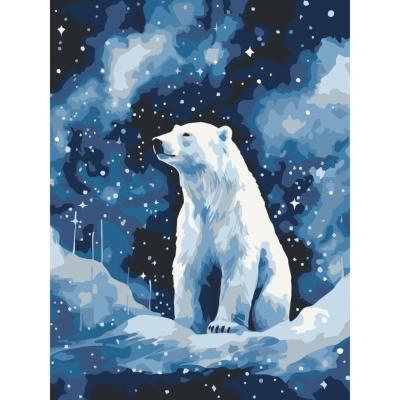 Картина за номерами Art Craft Полярний ведмідь 30 х 40 см (11698-AC)
