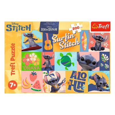 Пазл Trefl Disney Stitch The Movie Пригоди на Гаваях 200 елементів (13331)