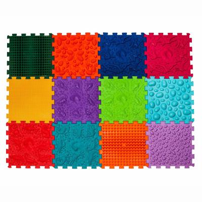 Масажний килимок Ortek Динозаври Пазли 12 елементів (4820264130901)