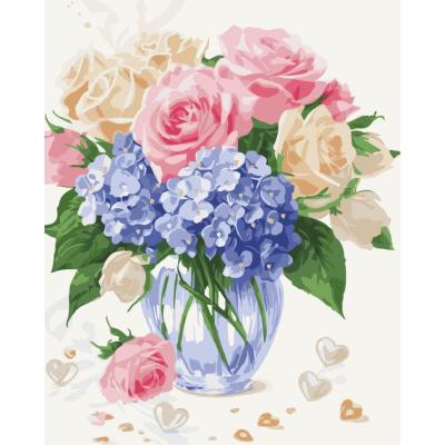 Картина за номерами Art Craft Романтичні квіти 40 х 50 см (13094-AC)