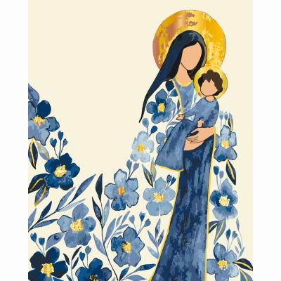 Картина за номерами Art Craft Богородиця з металізованими фарбами 40 х 50 см (16527-AC)