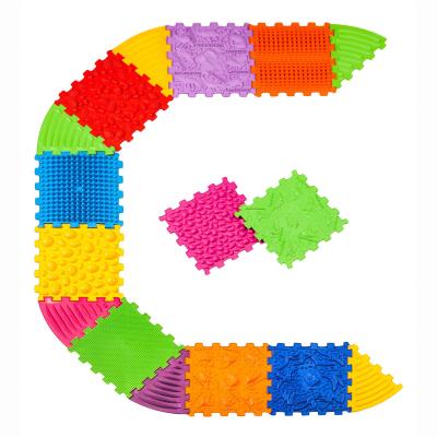 Масажний килимок Ортек Динозаври Пазли 10 елементів + 6 трикутників (4820264130871)