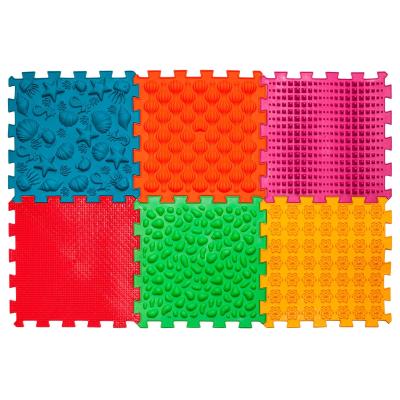 Масажний килимок Ortek Морський Пазл 6 елементів (4820264130093)