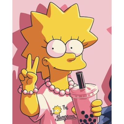 Картина за номерами Art Craft Ліза Сімпсон 40 х 50 см (16126-AC)