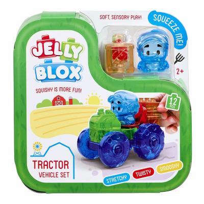 Сенсорний конструктор Jelly blox Барвистий трактор (932945)