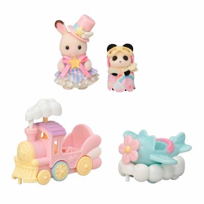 ​Ігровий набір Sylvanian Families Малюки на атракціонах літак і потяг (5819)