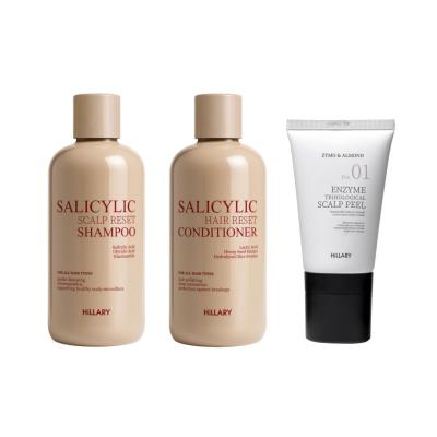 Комплект для глибокого очищення та відновлення волосся і шкіри голови Hillary Deep Cleanse & Hair Restoration Set