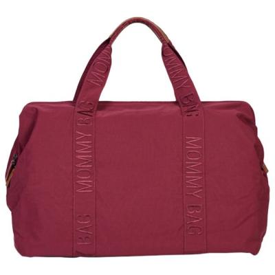 Сумка Childhome Mommy bag Signature burgundy (CWMBBSUBU)