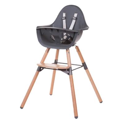 Стільчик для годування Childhome Evolu 2 Natural anthracite (CHEVOCHNA)