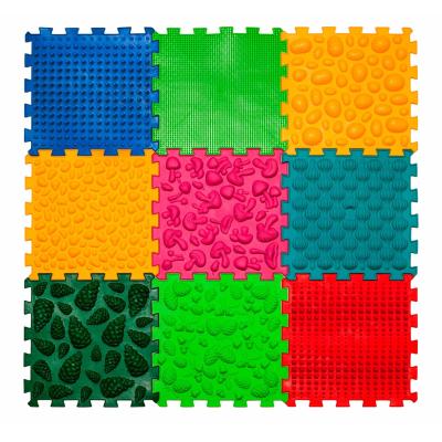 Масажний килимок Ortek Мікс Пазли 9 елементів (4820264130024)