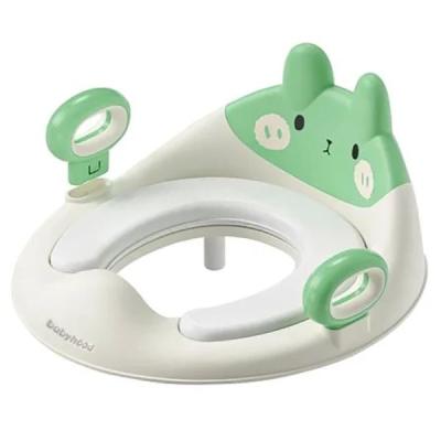 ​Накладка дитяча на унітаз Babyhood Зайчик зелена (BH-134G)