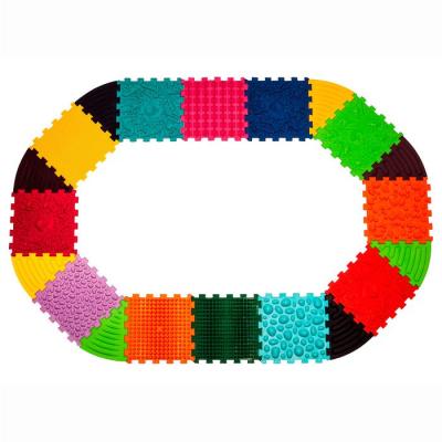 Масажний килимок Ортек Динозаври Пазли 12 елементів + 8 трикутників (4820264130895)