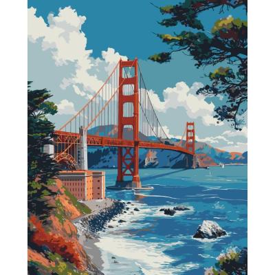 Картина за номерами Art Craft Міст Золота Брама 40 х 50 см (11070-AC)