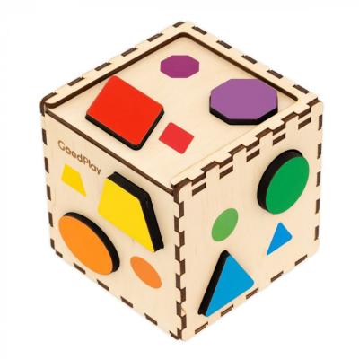 Кубик-сортер Good Play Кольорова фігурка (CUB-4-002)