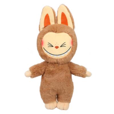 М'яка іграшка Копиця Лялька-Зайка принт капучіно 34 см (00422-83/1)