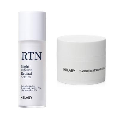 Набір для захисту шкіри та боротьби з акне вночі Hillary Acne Defense & Barrier Care Kit