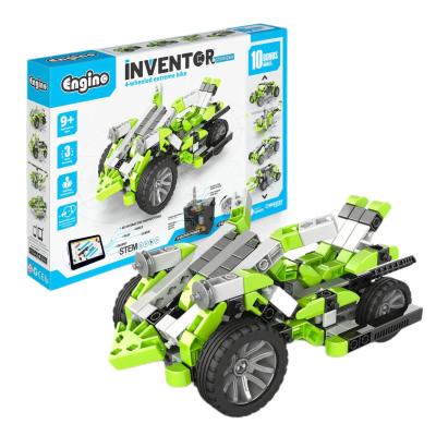 Конструктор Engino Inventor Motorized 4-колісний мотоцикл 10 в 1 (IN51)