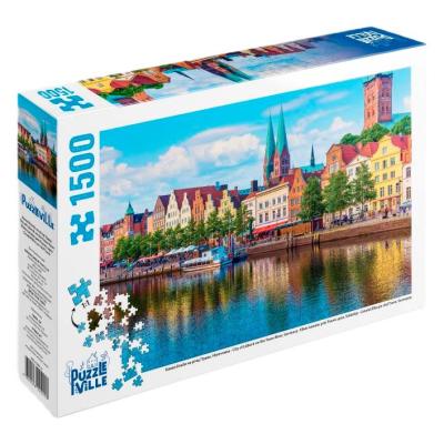 Пазл Puzzleville Місто Любек на річці Траве 1500 елементів (PZL1500_5)