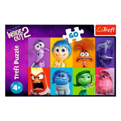 Пазл Trefl Inside Out 2 Знай свої емоції 60 елементів (17397)