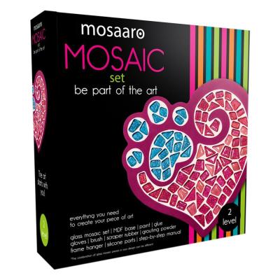 Мозаїка Mosaaro Лапа з серцем (MA2032)