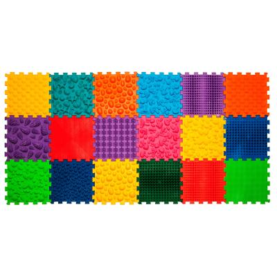 Масажний килимок Ortek Пазли 18 елементів (4820264130086)