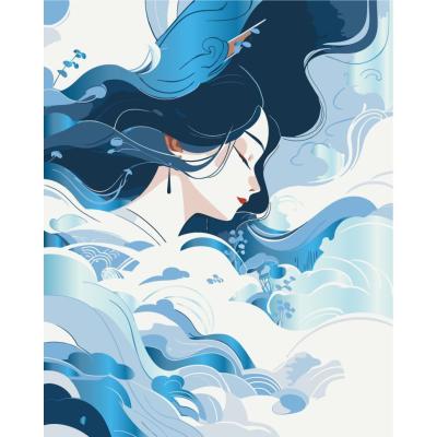Картина за номерами Art Craft Стихія повітря з металізованими фарбами 40 х 50 см (10189-AC)