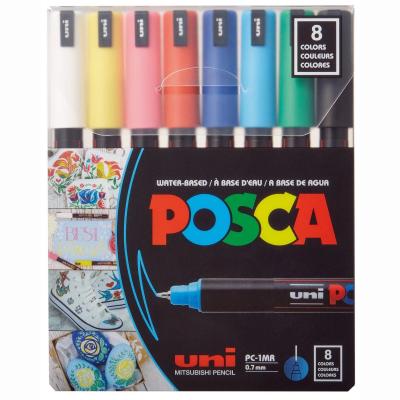 ​Набір маркерів UNI Posca 8 шт (PC-1MR 8C)