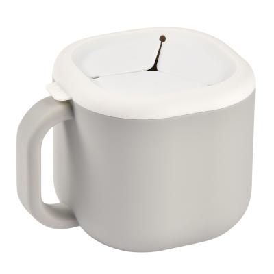 Чашка Beaba Pick 'n' Snack силіконова сіра (913565)