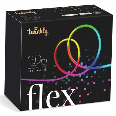 ​Гнучкий контур Smart LED Twinkly Flex RGB IP20 2м кабель білий (TWFL200STW-WEU)