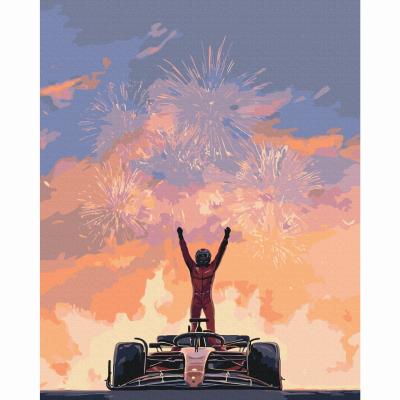 Картина за номерами Brushme Червоний лідер (BS54512)