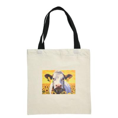 Сумка-шопер Strateg Корова на тлі безмежної природи (60640)