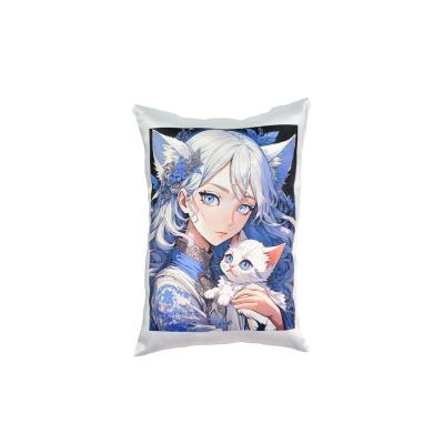 Подушка Strateg Аніме дівчина з кошеням (60678)