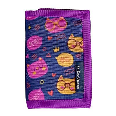 Дитячий гаманець Zo-Zoo Коти фіолетовий (1100631-8)