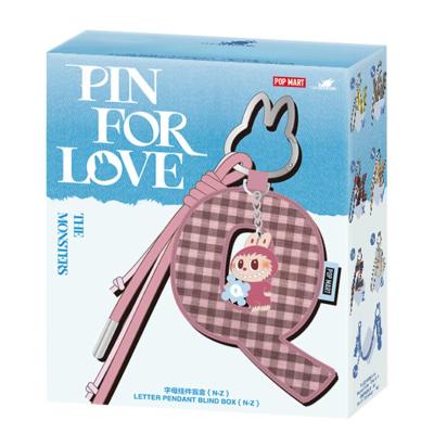 Колекційний брелок-сюрприз Pop Mart The Monsters Pin for Love Letter N-Z (MPFL-01)