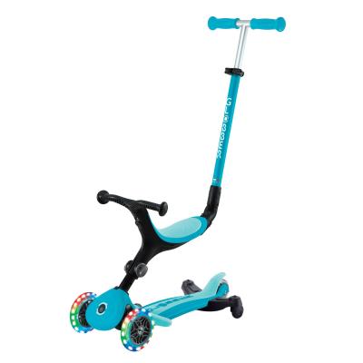 Самокат Globber Go up active lights 360 аква (749-300)