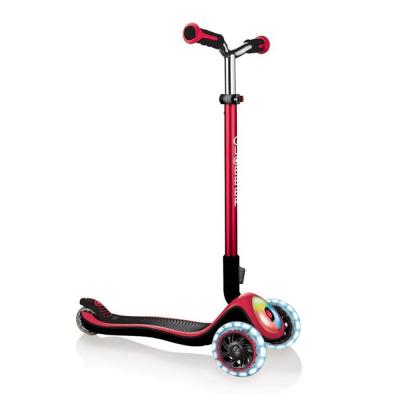 Самокат Globber Elite prime червоний з підсвічуванням (444-802)