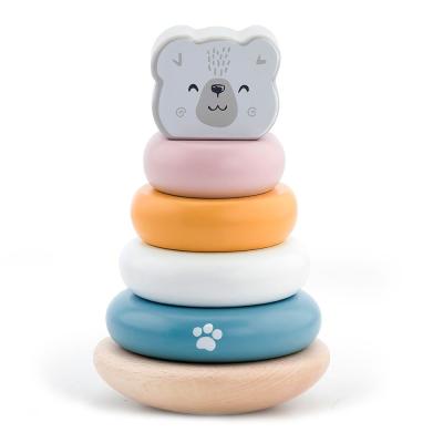 Пірамідка Viga Toys PolarB Білий ведмідь (44005)