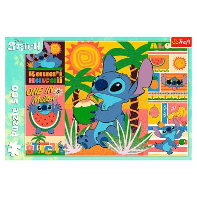 Пазл Trefl Lilo and Stitch Канікули зі Стічем 500 елементів (37483)