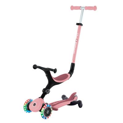 Самокат Globber Go up active lights 360 пастельно-рожевий (749-310)