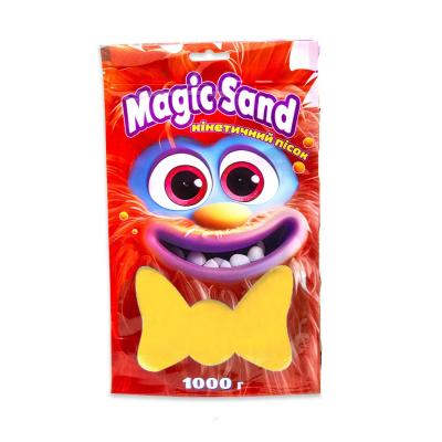 Кінетичний пісок Strateg Magic sand жовтий 1 кілограм (39404-5)