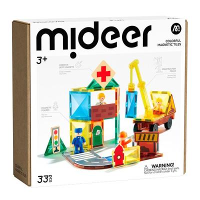 Магнітний конструктор Mideer Міські герої 33 елементи (MD1641)