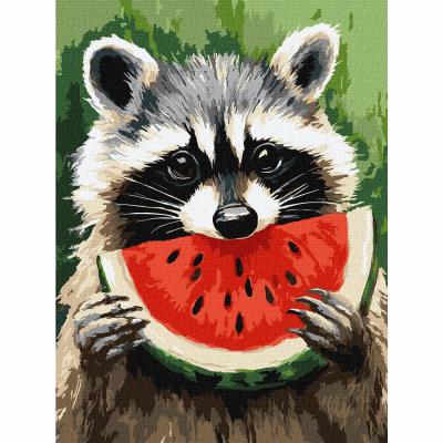 Картина за номерами Ідейка Соковитий кавун 30 х 40 см (KHO6745)