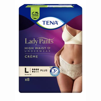 Урологічні труси для жінок Tena Lady Pants Plus L 8 шт Creme (7322542297360)