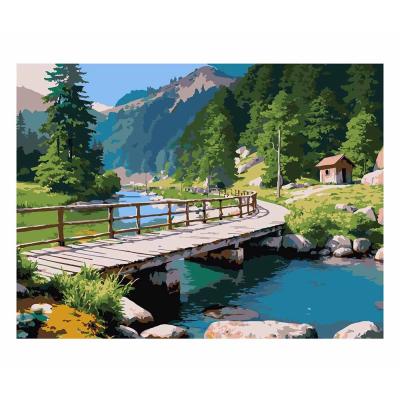 Картина за номерами Strateg Міст над рікою (4823113897369)